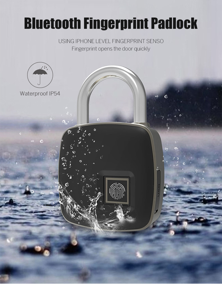 Bluetooth Fingerprint padlock