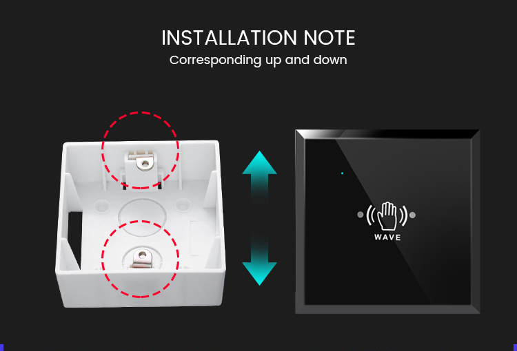 Wireless Infrared Induction Button