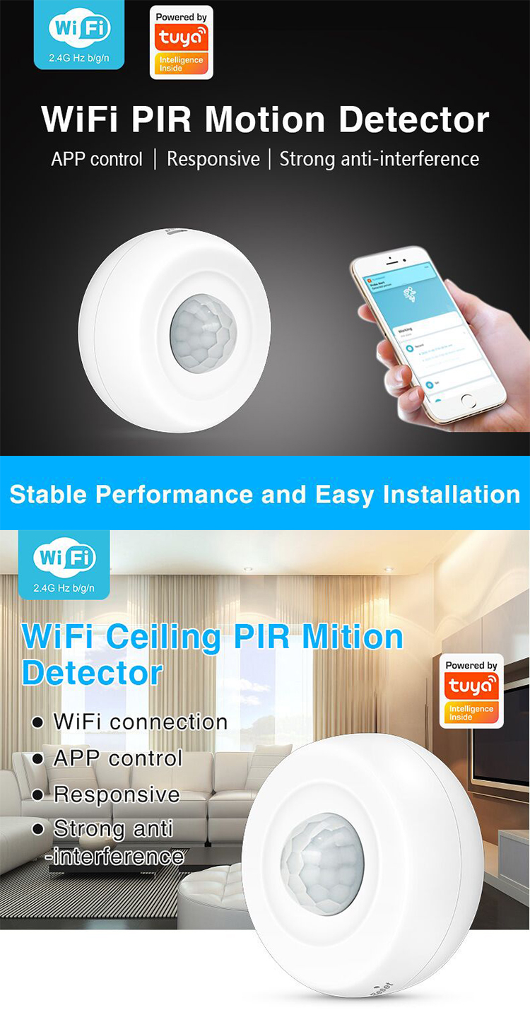 WiFi PIR Motion Detector