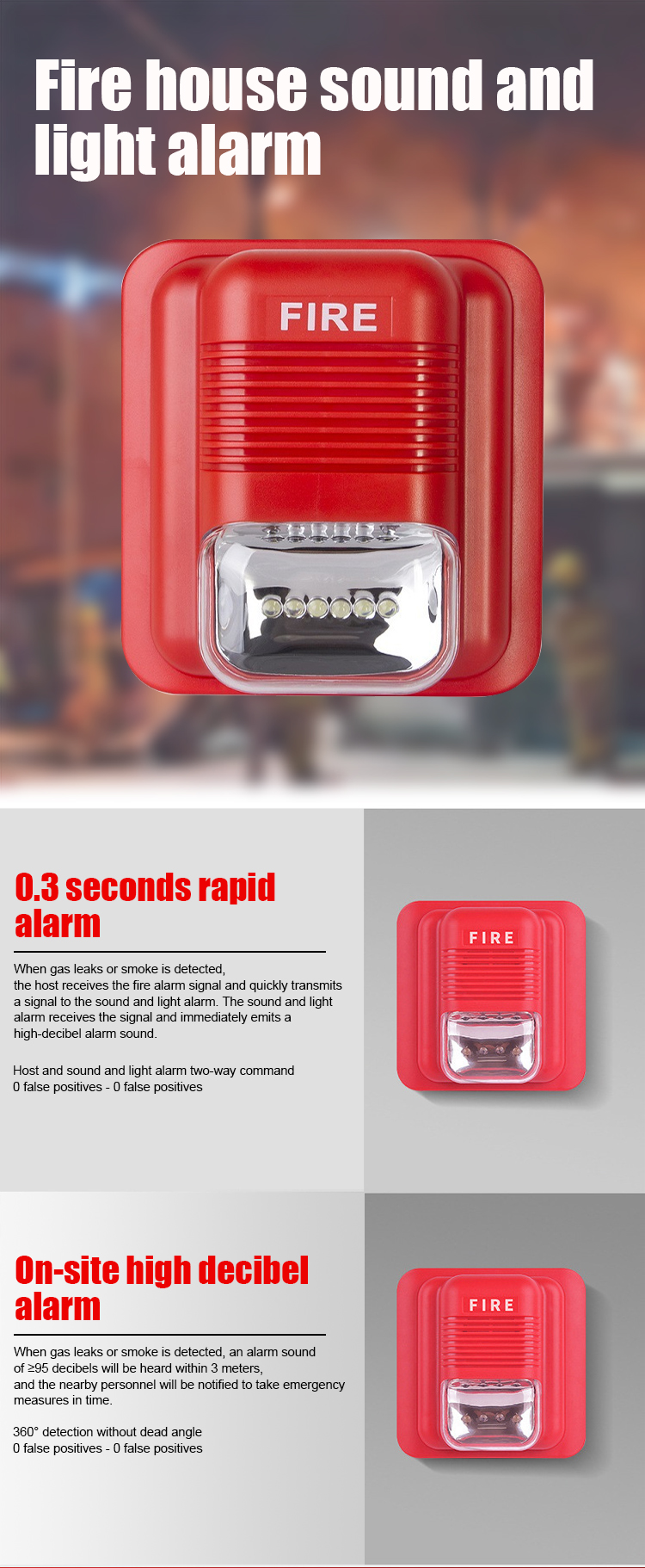 Sirene Strobe Fire Alarm