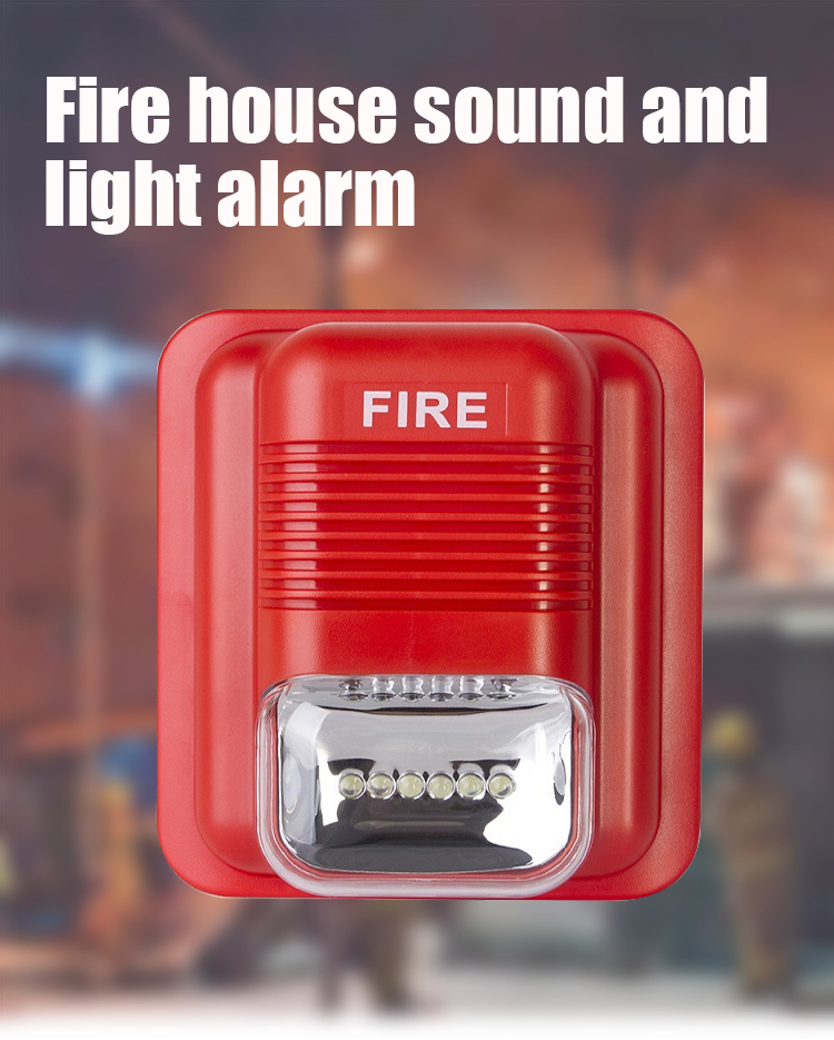 Suara kebakaran dan alarm cahaya