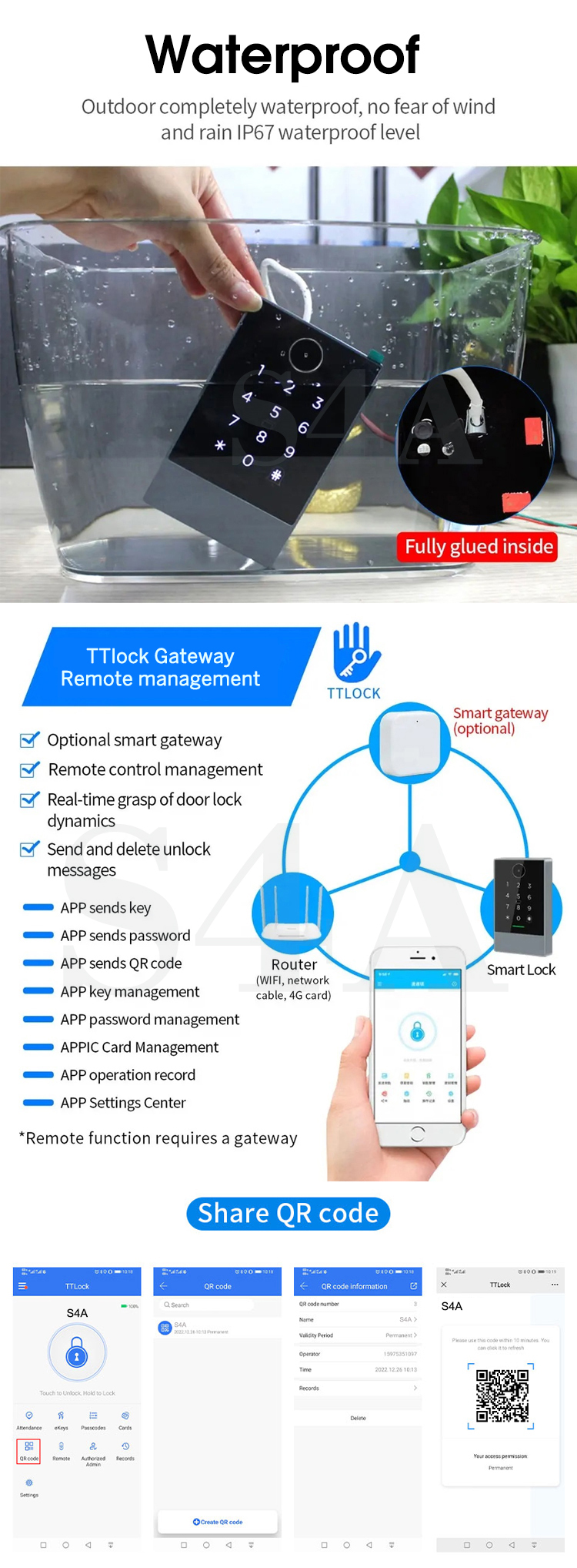 TTLock QR Code Access Control