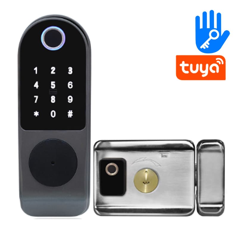 Ketika baterai Tuya Smart Lock Door Fingerprint Lock rendah, metode pengingat apa saja yang tersedia? Apakah mendukung pengisian daya darurat? Dan di mana letak antarmuka pengisian daya daruratnya?